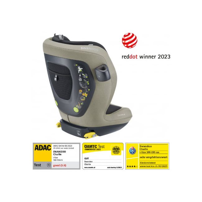 Scaun auto Swandoo Charlie i-Size Alfalfa ERFSW110CH12471