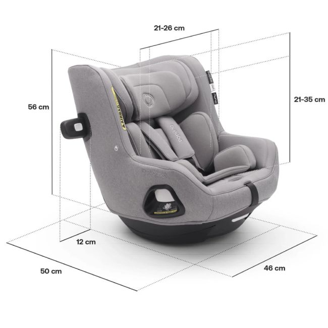 Scaun auto rotativ Bugaboo Owl Grey ERFBG400004003