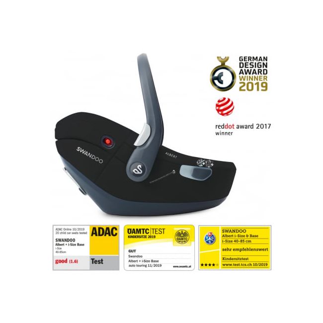 Scoica auto Swandoo Albert i-Size 1.2 Chia Black ERFSW101AI21991