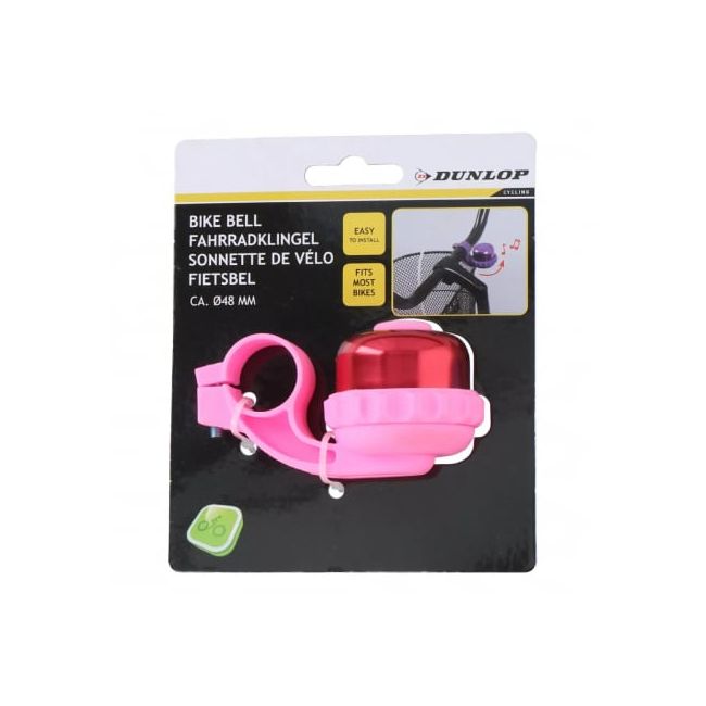 Sonerie bicicleta Dunlop 48 mm Roz ERFDUN05312-RZ
