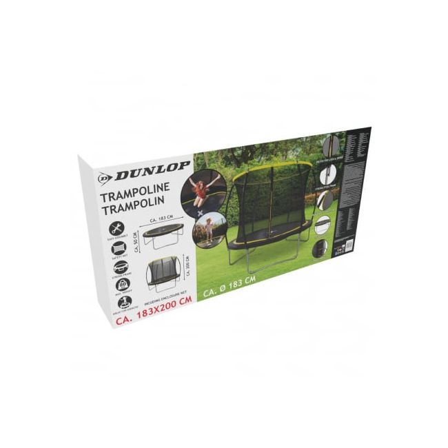Trambulina cu plasa de siguranta Dunlop 183x50 cm ERFDUN47541