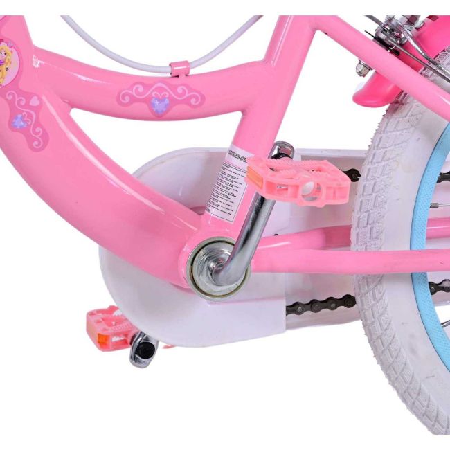 Bicicleta pentru copii - Disney Princess- Fete - 16 inch - Roz - Doua frane de mana Volare VLR21581-SAFW BBJVLR21581-SAFW_Roz
