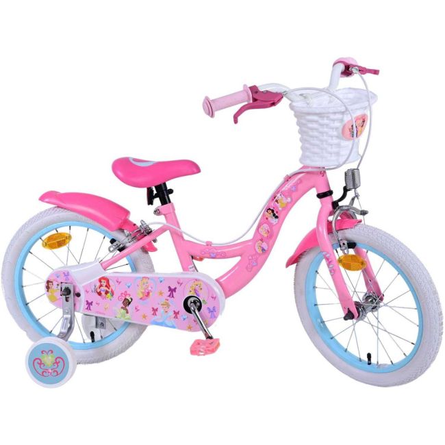 Bicicleta pentru copii - Disney Princess- Fete - 16 inch - Roz - Doua frane de mana Volare VLR21581-SAFW BBJVLR21581-SAFW_Roz