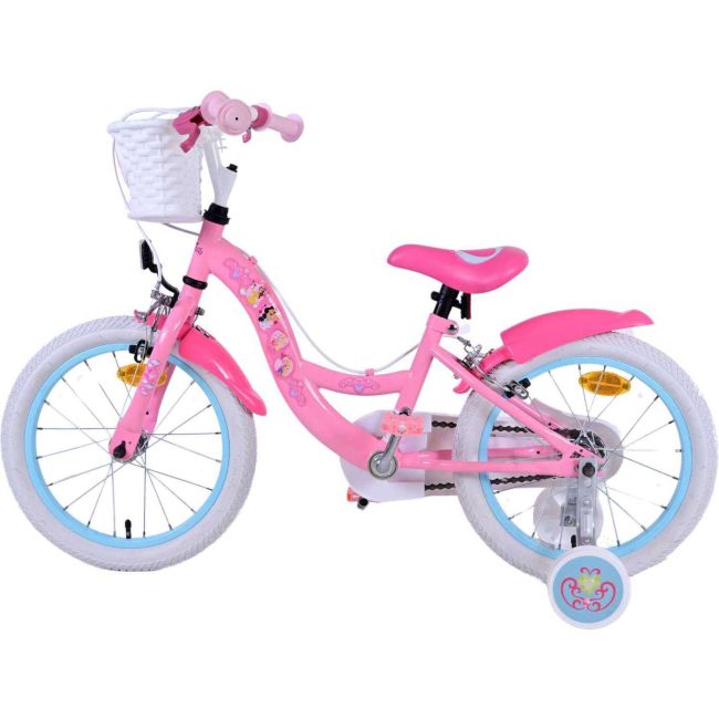 Bicicleta pentru copii - Disney Princess- Fete - 16 inch - Roz - Doua frane de mana Volare VLR21581-SAFW BBJVLR21581-SAFW_Roz