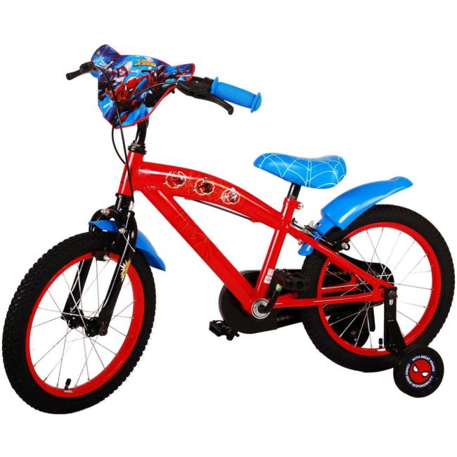 Bicicleta pentru copii - Ultimate Spider-Man - Baieti - 16 inch - Albastru-Rosu - Doua frane de mana Volare VLR21638-SAFW BBJVLR21638-SAFW_Albastru/Rosu