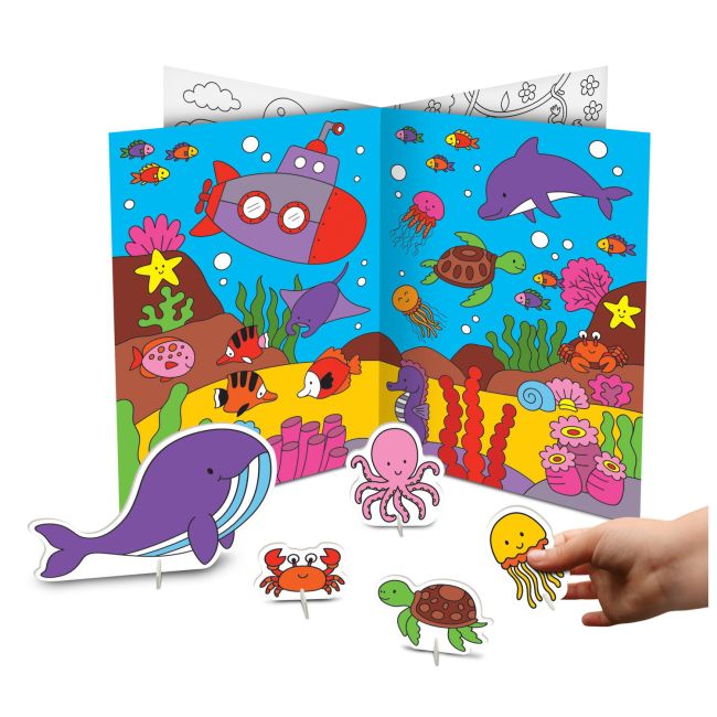 Carticica mea de colorat 3d