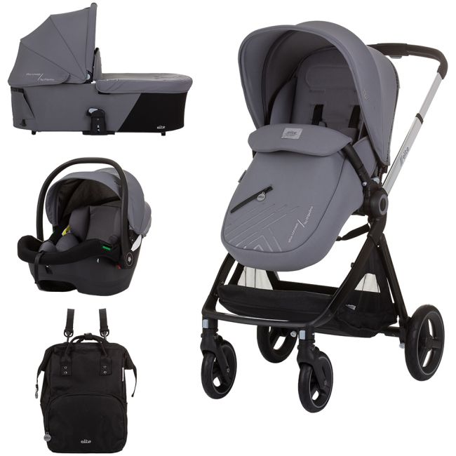 Carucior chipolino elite 3 in 1 granite hubkket02402gn