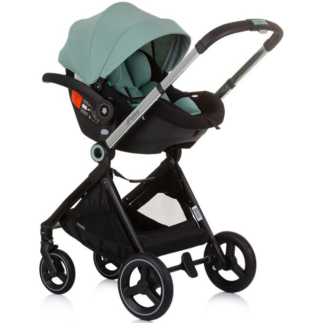 Carucior chipolino elite 3 in 1 pastel green hubkket02404pg