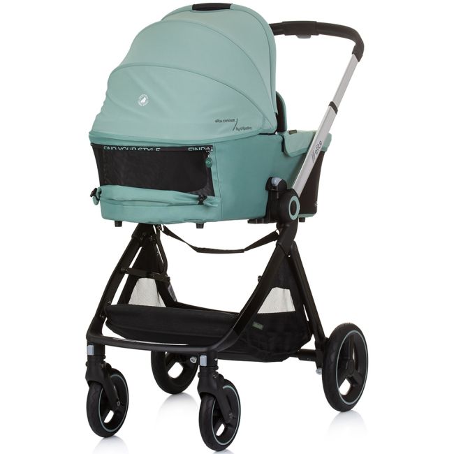Carucior chipolino elite 3 in 1 pastel green hubkket02404pg