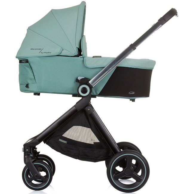 Carucior chipolino elite 3 in 1 pastel green hubkket02404pg