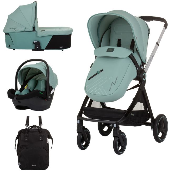 Carucior chipolino elite 3 in 1 pastel green hubkket02404pg