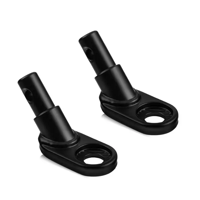 Carucior si remorca de bicicleta, Lionelo, Cama, Multifunctional, Pentru 1 sau 2 copii, Cu sistem de absorbtie a socurilor SIQ, Geamuri cu protectie solara, Negru BYNLO-CAMA_GREY_GRAPHITE