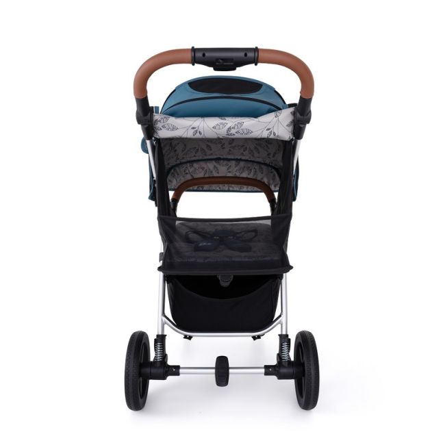 Carucior sport, Petite&Mars, Royal, Include husa pentru scaun, husa pentru picioare, geanta pentru scutece si capotina extensibila, Cu fereastra, Impermeabila, Cu SPF 50, Aluminiu, 0-22 kg, 111 x 57 x 86 cm, Ocean Blue BYN466500+566830