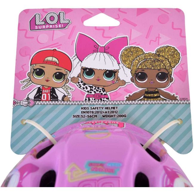 Casca de protectie LOL Surprise 52-56 cm Volare VLR1029 BBJVLR1029_Roz