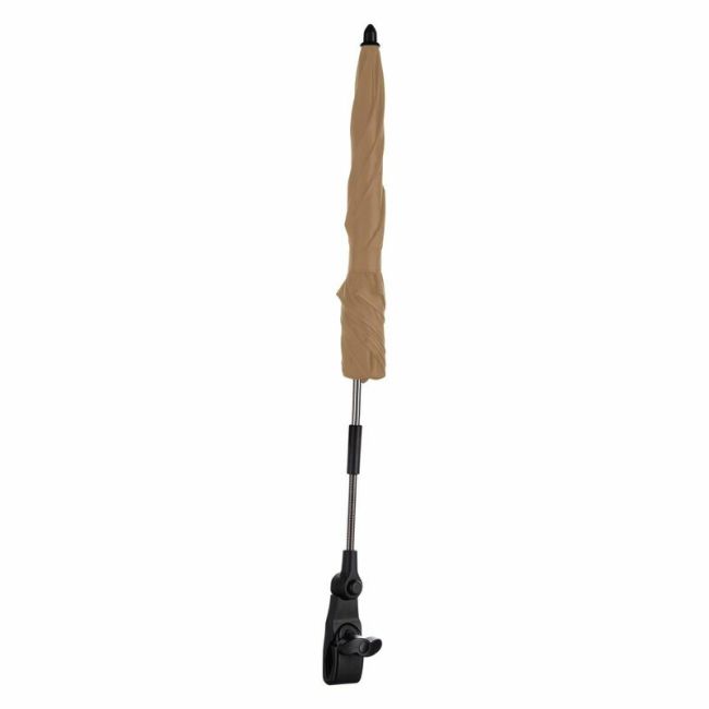 Umbrela carucior, FreeON, Universala, Din material impermeabil, Cu filtru UPF 50+, Anti-UV, Brown BYN81804