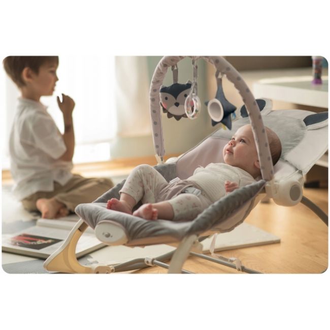 Balansoar cu vibratii ricokids 7308 - gri edeedi7308