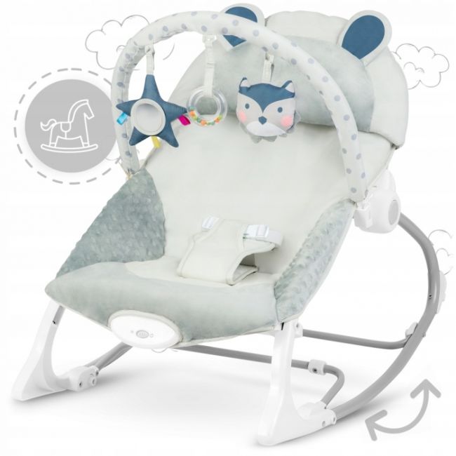 Balansoar cu vibratii ricokids 7308 - gri edeedi7308