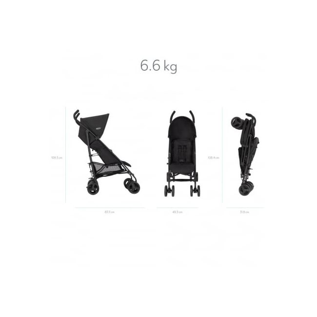 Carucior Graco EZLite Midnight ERFG6BF899MDNEU