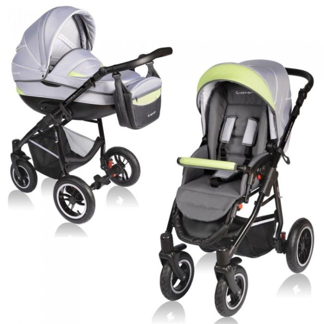 Carucior vessanti crooner 2 in 1 - green/gray edeedibb-223green