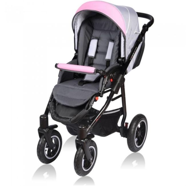 Carucior vessanti crooner 2 in 1 - pink/gray edeedibb-222pink
