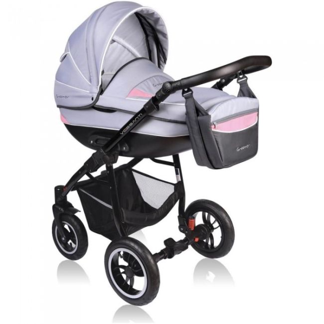 Carucior vessanti crooner 2 in 1 - pink/gray edeedibb-222pink