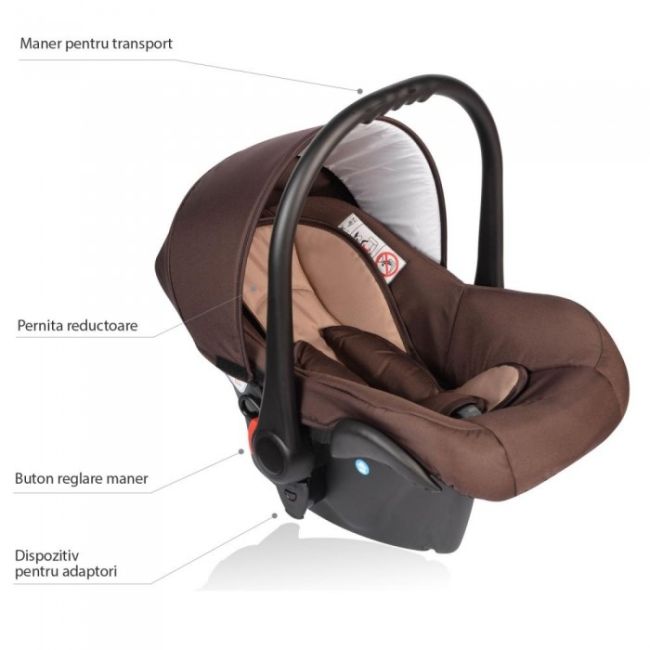 Carucior vessanti crooner 3 in 1 - beige edeedi3in1bb-214beige