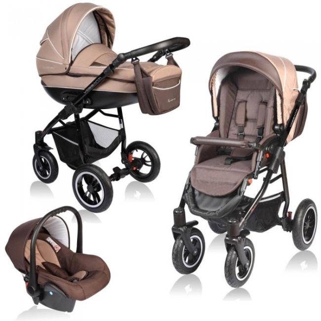Carucior vessanti crooner 3 in 1 - beige edeedi3in1bb-214beige