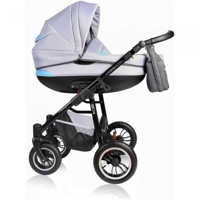 Carucior vessanti crooner 3 in 1 - blue/gray edeedi3in1bb-224blue