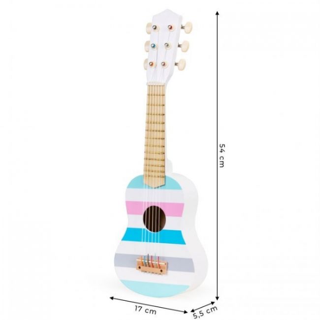Chitara din lemn pentru copii ecotoys esc-w-0164a  edeediesc-w-0164a