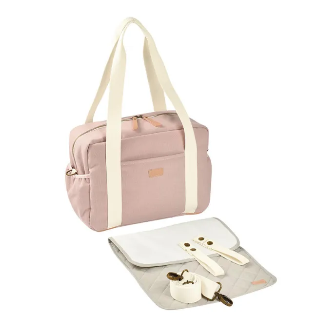 Geanta de infasat Beaba Paris Dusty Pink ERFB940297