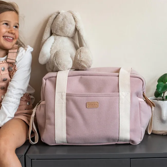 Geanta de infasat Beaba Paris Dusty Pink ERFB940297