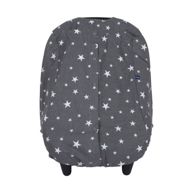 Husa protectie scoica auto Grey Stars SeviBebe BBKSEV_237-13
