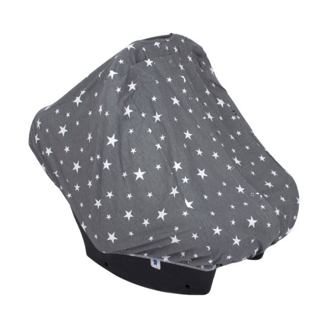 Husa protectie scoica auto Grey Stars SeviBebe BBKSEV_237-13