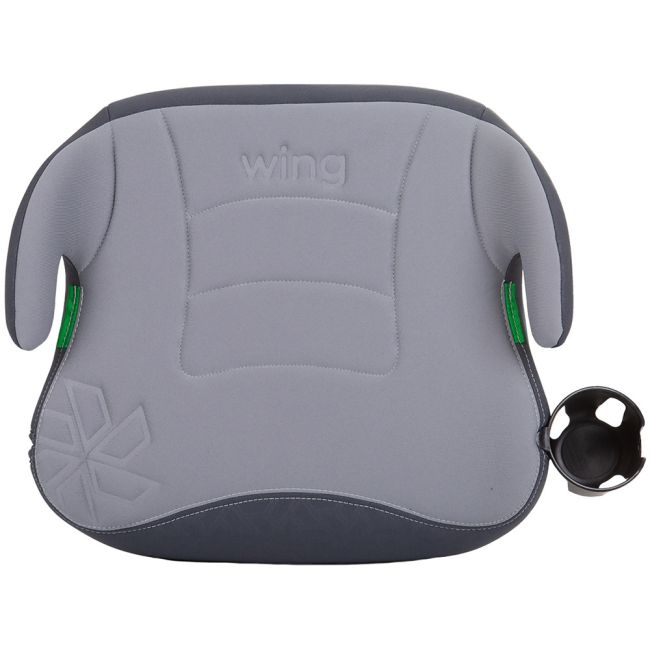 Inaltator auto chipolino wing i-size 125-150 cm ash grey cu sistem isofix hubsdkwi0242as