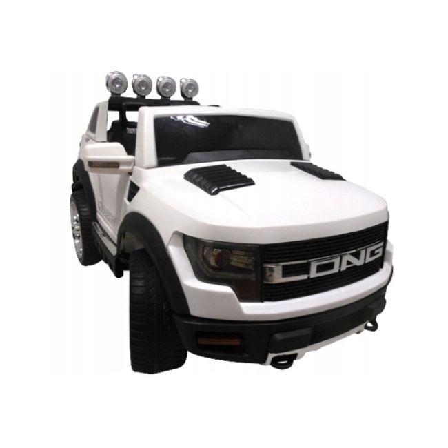 Masinuta electrica cu telecomanda si roti din spuma eva cabrio long bbh-1388 r-sport - alb edeedibbh-1388evaalb