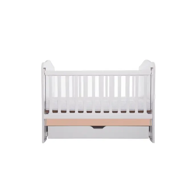 Patut vessanti como culisant cu sertar - alb cu cappucino ededclcs_d126