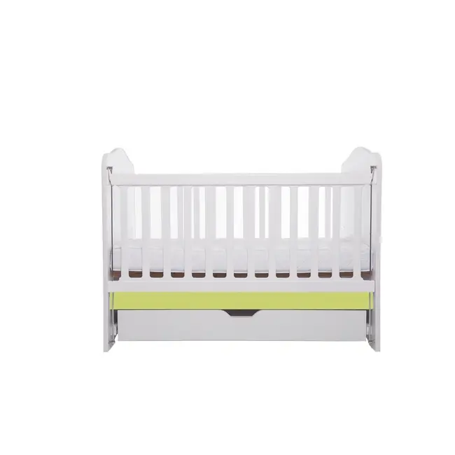 Patut vessanti como culisant cu sertar - alb cu verde ededclcs_d134