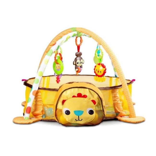 Salteluta de joaca cu bile ecotoys 88969 leu edeedi88969yellow