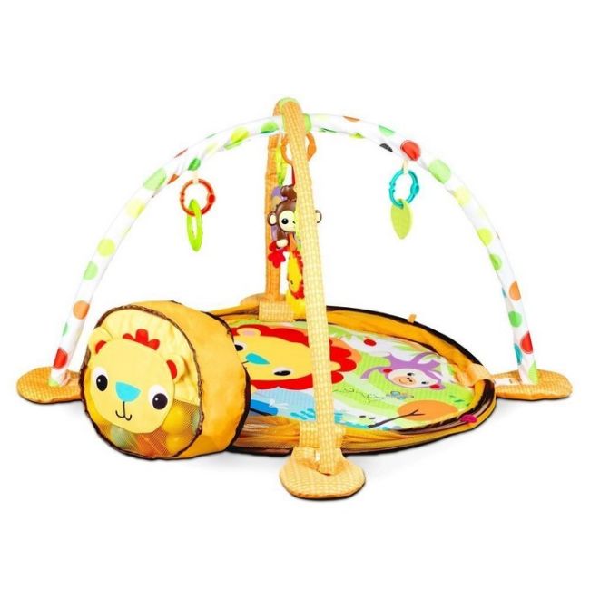 Salteluta de joaca cu bile ecotoys 88969 leu edeedi88969yellow