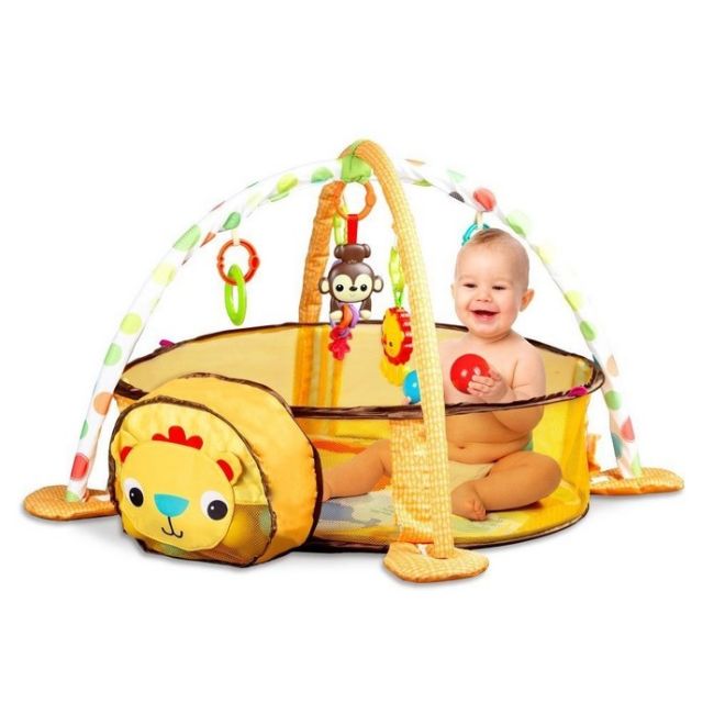 Salteluta de joaca cu bile ecotoys 88969 leu edeedi88969yellow