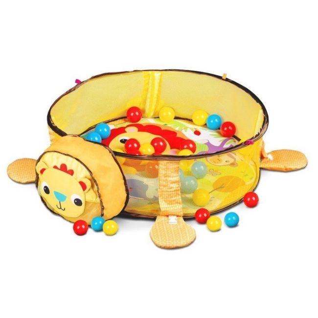 Salteluta de joaca cu bile ecotoys 88969 leu edeedi88969yellow