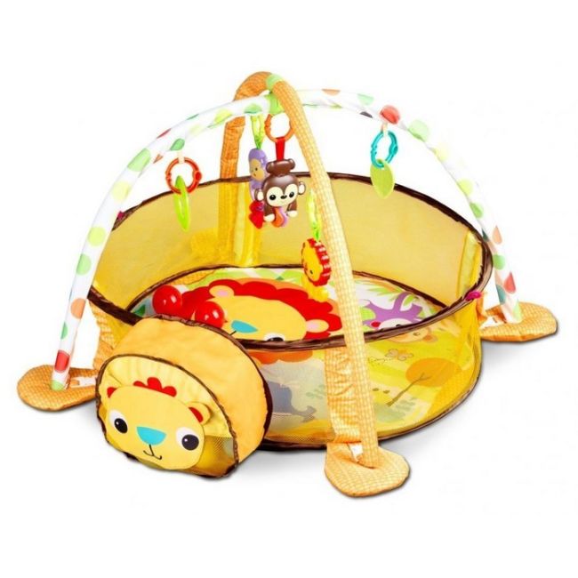 Salteluta de joaca cu bile ecotoys 88969 leu edeedi88969yellow