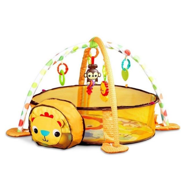 Salteluta de joaca cu bile ecotoys 88969 leu edeedi88969yellow
