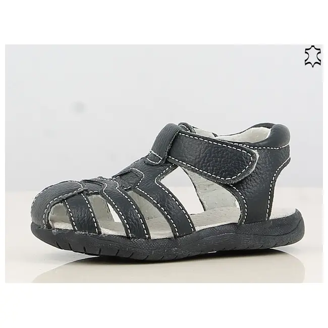 Sandale pentru copii din piele naturală, culoare negru b139754