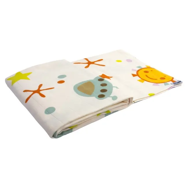 Set 2 museline din bumbac organic 70x55cm Space Sevibebe BBKSEV_303-61