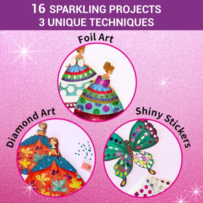 Set creativ 3 in 1 - magie sclipitoare