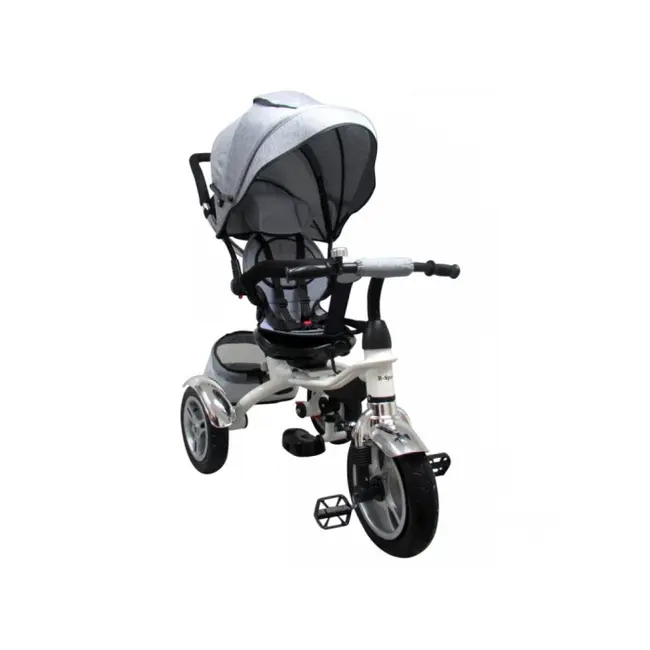Tricicleta cu pedale 3 in 1 r-sport t3 - gri edeedit500(t3)gri