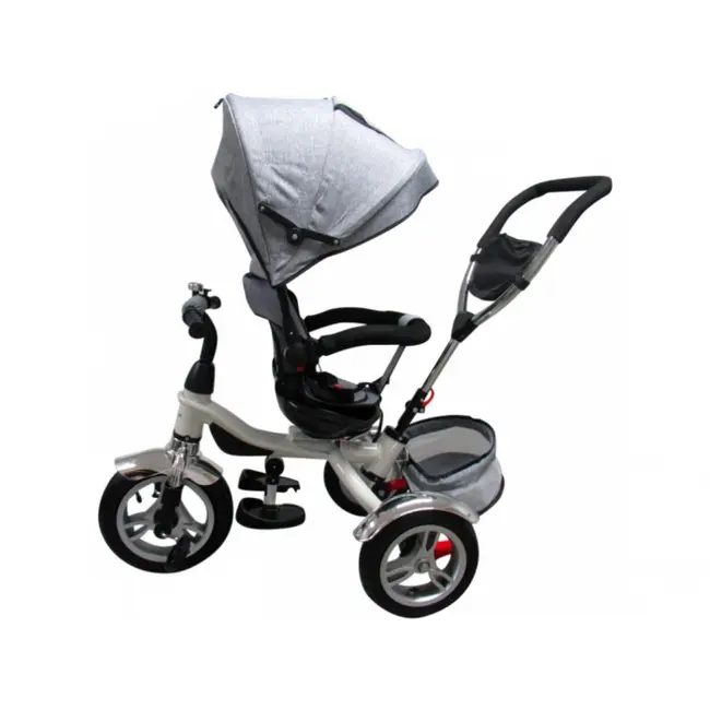 Tricicleta cu pedale 3 in 1 r-sport t3 - gri edeedit500(t3)gri