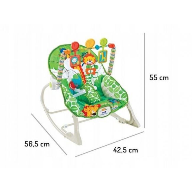 Balansoar cu vibratii 3 in 1 ecotoys 8616 - jungla edeedi8616