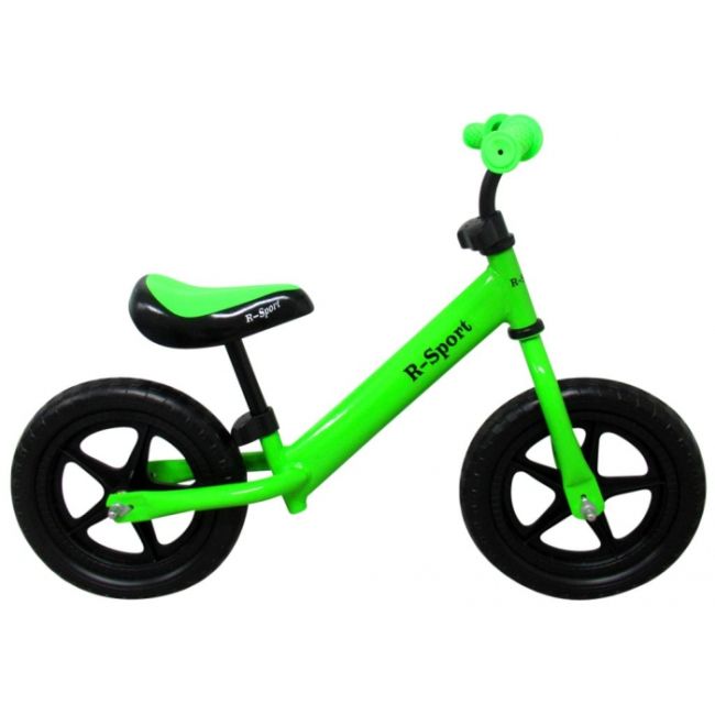 Bicicleta fara pedale cu roti din spuma eva r-sport r7 - verde edeedit001averde